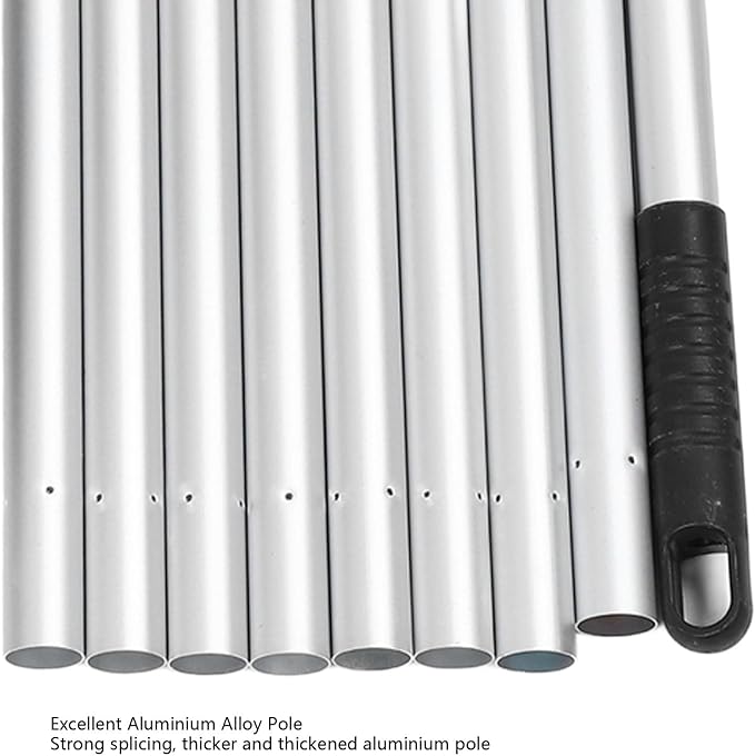 Gutter Cleaning Tools from Ground, Adjustable gutter Cleaner and Brush, Multifunctional High Efficiency Long Reach Gutter Guard Roofing Tool, for Removing Leaves and Debris