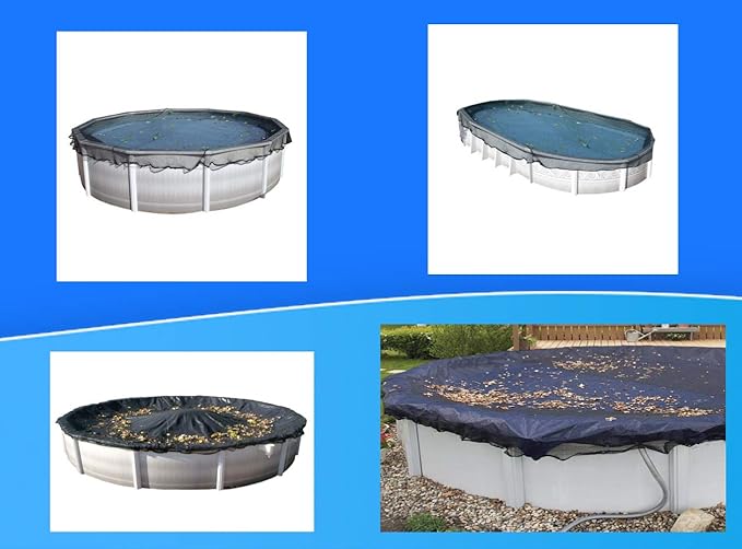Doheny’s Professional Grade Leaf Nets for Above Ground Pools – 21' x 41' Oval – Makes Clean-Ups Fast – Lightweight, Versatile & Durable – Keeps Leaves Out