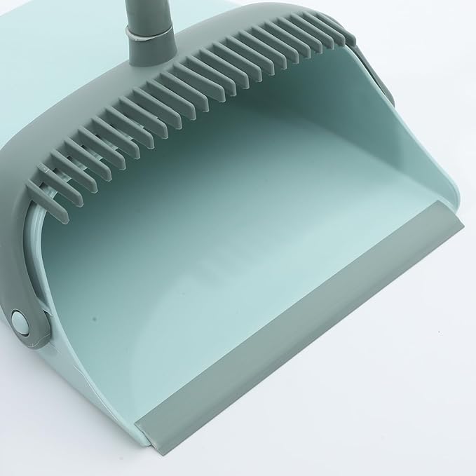 1set Broom Dustpan Set Soft Hair Scraper Broom for Home Cleaning Long Handle Dustpan Set for Dorm Housewarming House Cleaning Tool