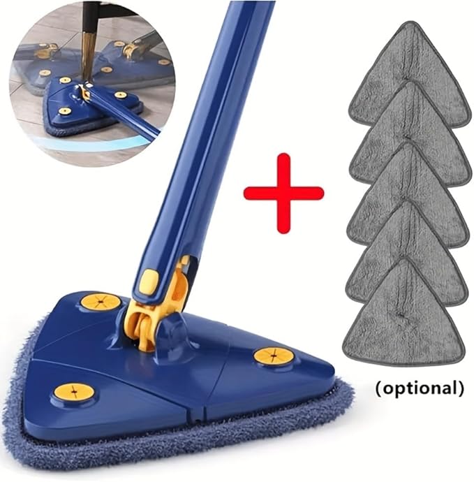 Multi-Function Car Wash Tool Set: Telescopic Chenille Mop, Car Brush, 5 Dust Cloths + Cleaning Compartment