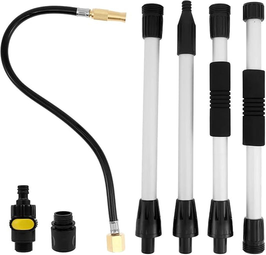 Bendable High Pressure Washer Nozzle 3/4Inch Threaded with Extension Rod Roofing Gutter Cleaning Tool