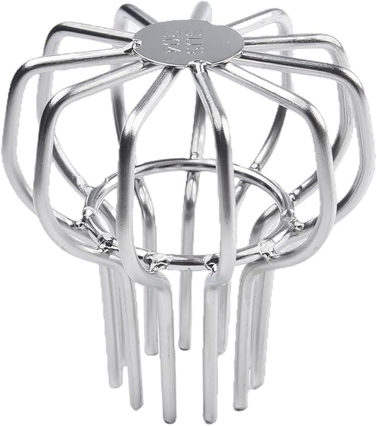 Gutter Cleaning Tools 304 Stainless Steel Roof Drain Gutter Cover Downspout Strainer Screen For Gutter Protection From Leaves And Debris 50Mm/75mm/110mm/160mm/200mm(50mm)