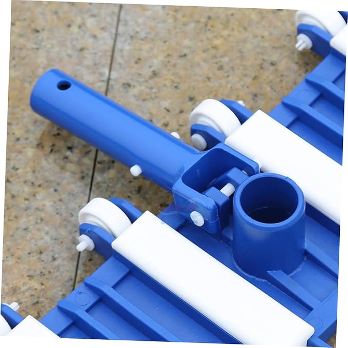 Swimming Pool Vacuum Head with Brushes 14-Inch Flexible Pool Cleaning Tool Heavy Duty Suction Brush