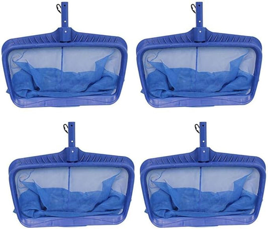 Swimline HYDROTOOLS 8040 Leaf Net for Inground Above Ground Pool Pond | Extra Large Skimmer Net Cleaning Tool & Ultra Fine Deep Mesh Bag | Durable Reinforced Plastic Frame | for Debris Bugs Pickup