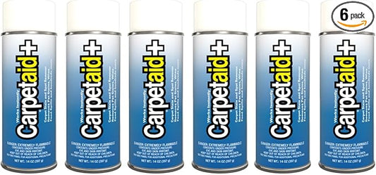 Carpet Aid Spot and Stain Remover, pH Balanced Cleaner for Carpets, Rugs, and Upholstery – Removes Oil, Grease, Ink, Coffee, Pet Urine, and Lipstick