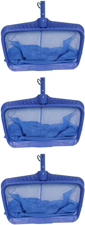 HYDROTOOLS By SWIMLINE 8040 Leaf Net For Inground Above Ground Pool Pond | Extra Large Skimmer Net Cleaning Tool & Ultra Fine Deep Mesh Bag | Durable Reinforced Plastic Frame | For Debris Bugs Pickup