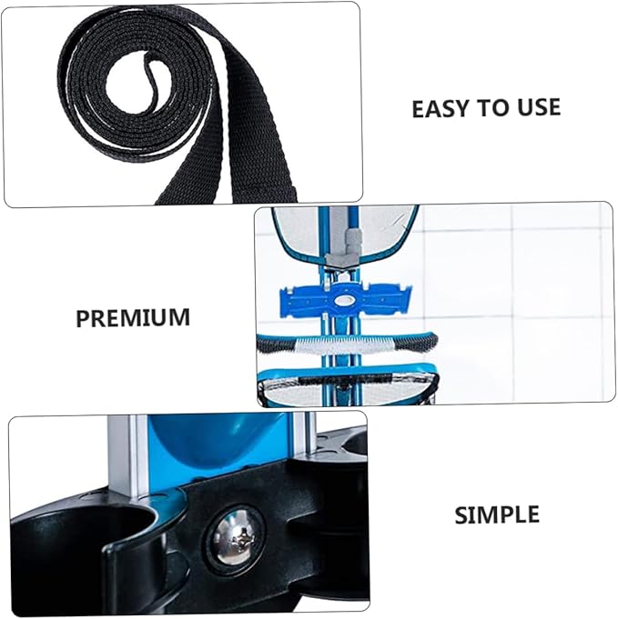 BESPORTBLE 1set Pool Cleaning Tool Rack Storage Hanger for Swimming Pool Accessories Easy Installation Random Color
