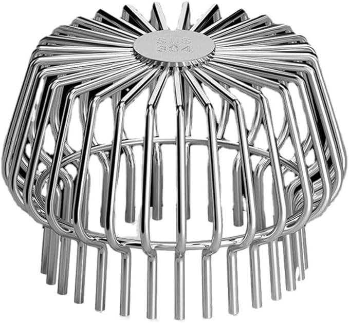 Gutter Cleaning Tools 304 Stainless Steel Roof Drain Gutter Cover Downspout Strainer Screen For Gutter Protection From Leaves And Debris 50Mm/75mm/110mm/160mm/200mm(160mm)