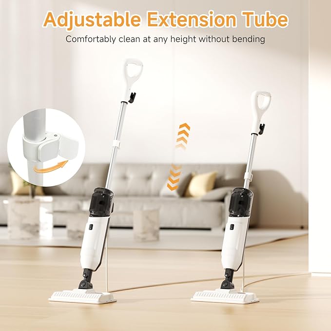 Steam Mop, Multi-Purpose Steam Cleaner for Home Steamer for Floor Cleaning, Floor Steamer Cleaner for Deep Cleaning with Handheld Steamer Mops Accessories, Pet Steam Mop Cleaner for Hardwood, Tile