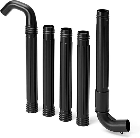 Husqvarna Leaf Blower Gutter Attachment Kit, Hose Attachment 125B and 125BVX Leaf Blowers, Black