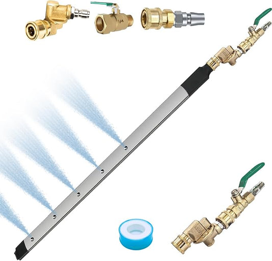 31 in Radiator Cleaning Wand, 4500 Psi Radiator Flush And Cleaner Tool, 1/4'' Radiator Cleaning Wand Tool For Pressure Washer, Quick Water Tank Cleaner For Household Cars Trucks Suv Rv (31 in/80cm)