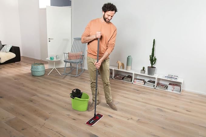 Vileda Ultramat 2in1 Floor Cleaning Set, Plastic, Green, 29.5 x 45 cm 2 Units