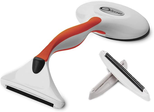 GLEENER Battery-Free Fabric Shaver & Lint Brush | Ultimate Fuzz Remover Sweater Comb | Lint Remover and Depiller for Clothing & Furniture (Burnt Orange) by Gleener