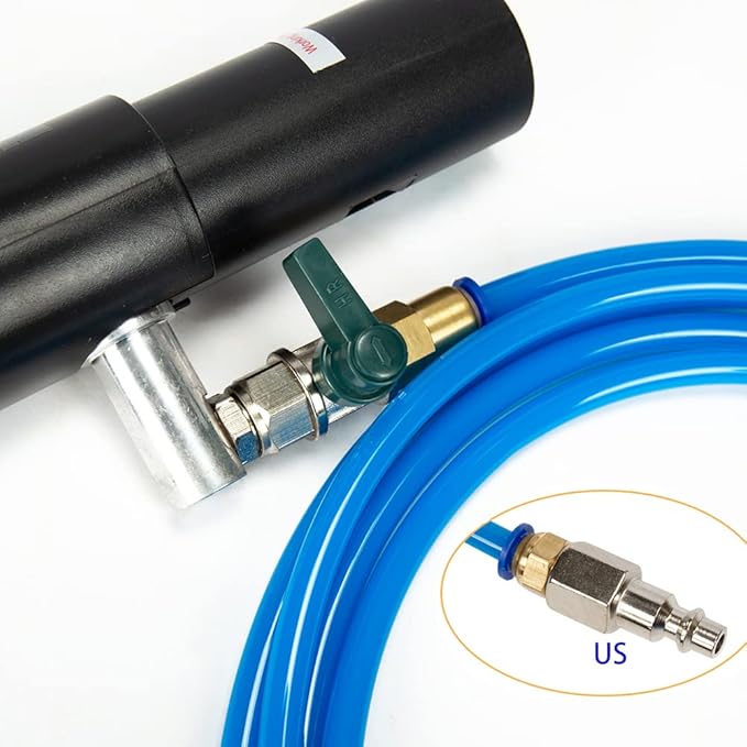 Pneumatic Air Blow-dust Gun Car Wash Interior Cleaning Gun for Blaster Vacuum Cleaner Vacuum Gun Car Detailing(Aluminiun Rotate Tube)