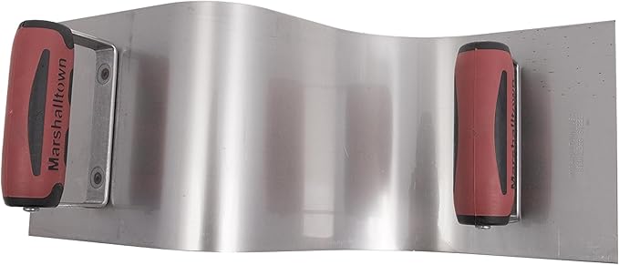MARSHALLTOWN Single Piece Curb and Gutter Tools, Hand Tool Type, 3" Gutter Radius, 6" X 6" X 6" Top X Face X Bottom, 51 Millimeter Curb Radius, Made in the USA, CG511SSD