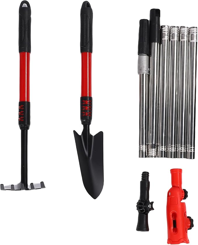 Roof Snow Removal Tool, Multi Angle Gutter Cleaning Tools with 5.57ft Extension Pole High Efficiency Leaves Removal Tool for Roof Gutter