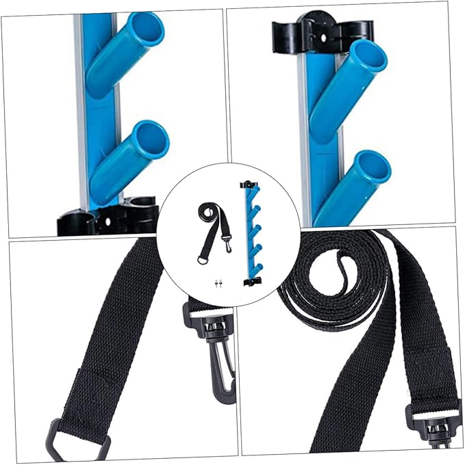 BESPORTBLE 1set Pool Cleaning Bracket and Lightweight Swimming Pool Cleaning Tool Holder for Easy Accessory Organization Random Color