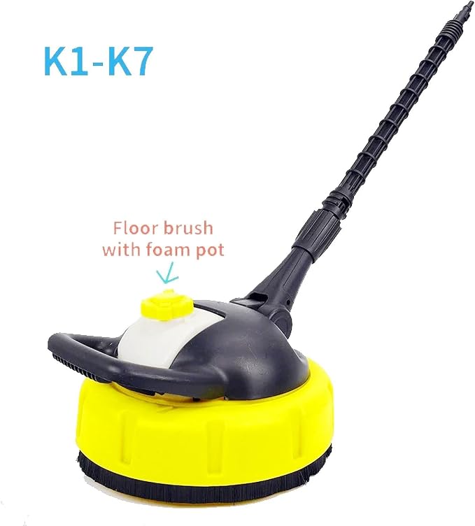 Pressure Washer Surfaces Cleaner - Patio Cleaner Powerful Sidewalk Scrubber | Outdoor Scrubber Multipurpose Pressure Washer Attachments for Driveways Sidewalks Yards
