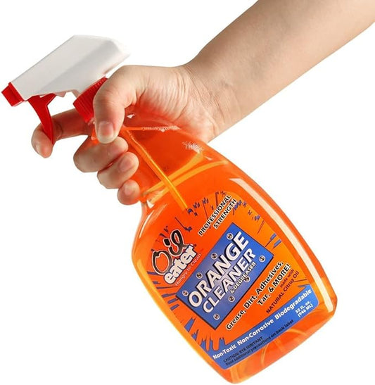 Oil Eater ORANGE Premium Cleaner and Degreaser - 32oz - For Grease, Tar, Adhesive, Dirt - 2 PACK,AOA32119122PK