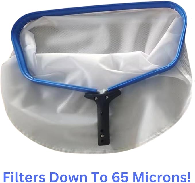 Professional 19" Fine Mesh Pool Skimmer Net - Triple Layer Net for Fine Debris Cleaning