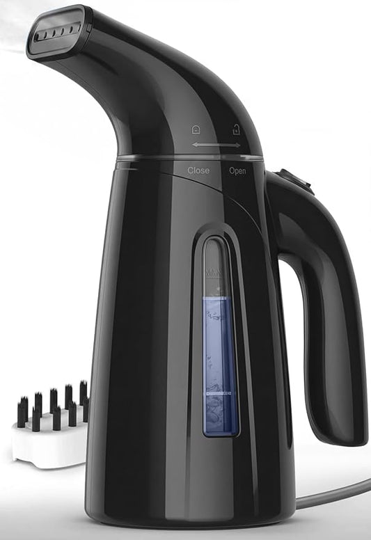OGHom Steamer for Clothes, Handheld Clothing Steamer for Garment, 240ml Big Capacity 700W Portable Travel Steam Iron (Midnight Grey)