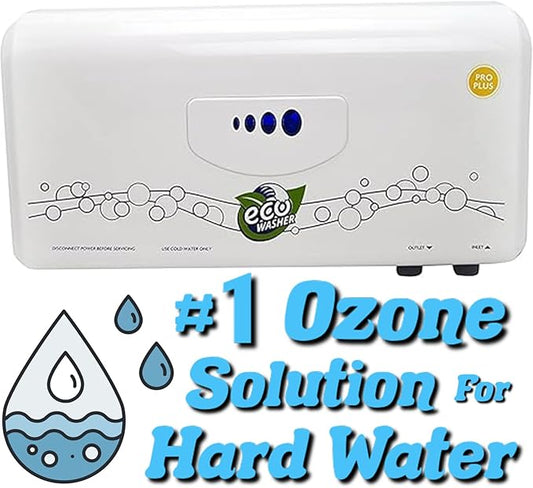 NEW to Amazon EcoWasher®ProPlus #1 Hard Water Ozone Laundry Solution| Celebrating 13th Anniversary Model Combining Ozone Ionization "Magnet" Powered System | #1 Ozone System for Hard Water