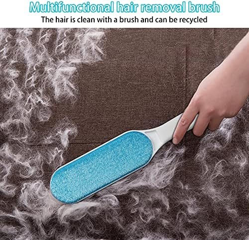 2 Pack Furniture Lint Remover Brushes, Double Sided Self Cleaning Loose Hair Catcher for Pet, Hair Cleaner for Clothes, Sofa, Carpet - Image 6