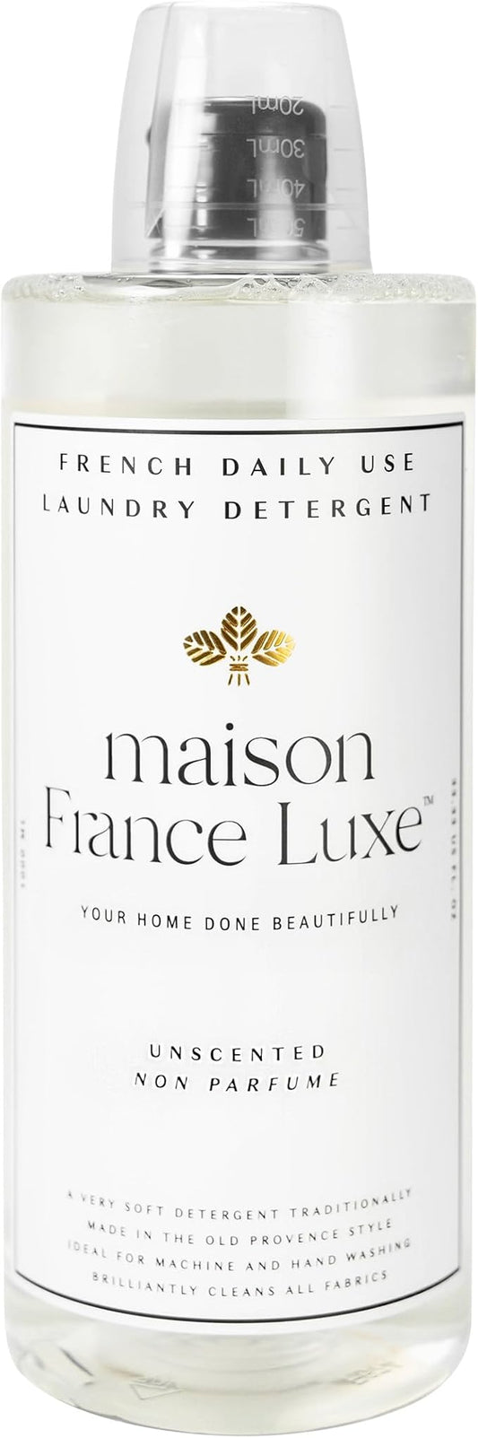 Laundry Detergent, Plant based French Soap, 1000ml, Unscented