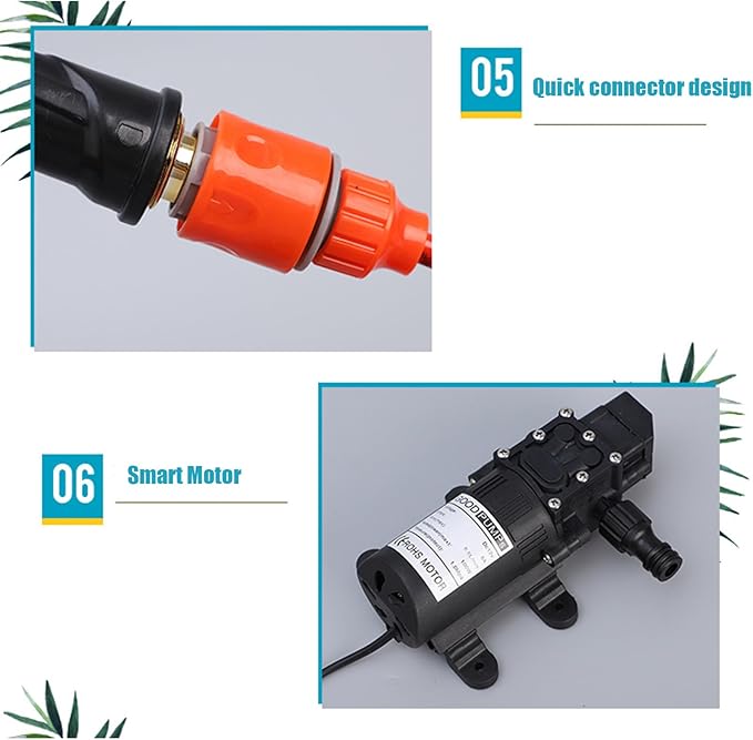 Hose Pressure Nozzle - Power Spray, jat Wash guun | High Flow Cleaning Tool with Pump Hose Bottle for Car Wash Pet Bath Outdoor Yard Patio Deck Plants Rinse Window Driveway Lawn Irrigation Aid