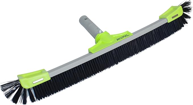 OREQ Corporation Animal Pro Pebble Pool Brush | Heavy-Duty Brush for Pebble & Textured Pool Surfaces | Professional Pool Wall & Floor Cleaning Tool (22 Inch)