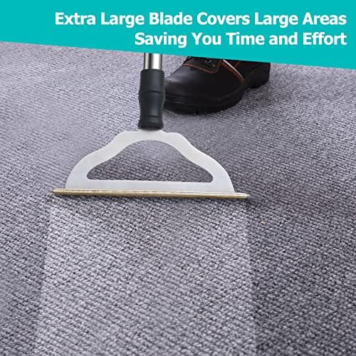 GOSEDER Carpet Rake for Pet Hair Removal - Reusable Pet Hair Remover for Carpet Long Handle, Advanced Dog Hair Broom, Cat Fur Brush, Lint Remover Scraper for Carpets, Rugs, Mats, Couch, Furniture - Image 4