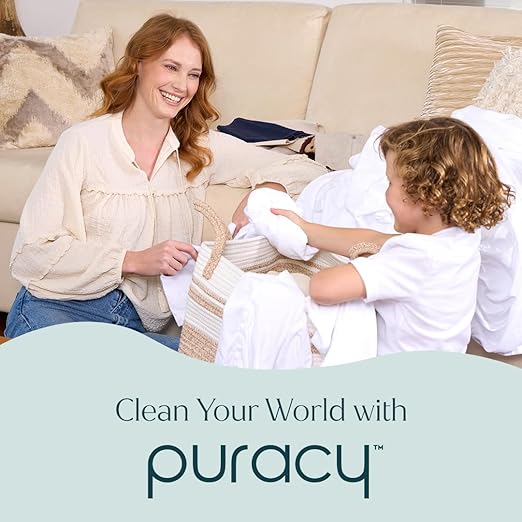 Puracy Dishwasher Pods, Dishwasher Detergent, Free & Clear Dish tabs - Enzyme-Powered, Spot & Residue Free - TikTok Trend Items, Must Haves from TikTok Made Me Buy It (Free & Clear, 50 Count)