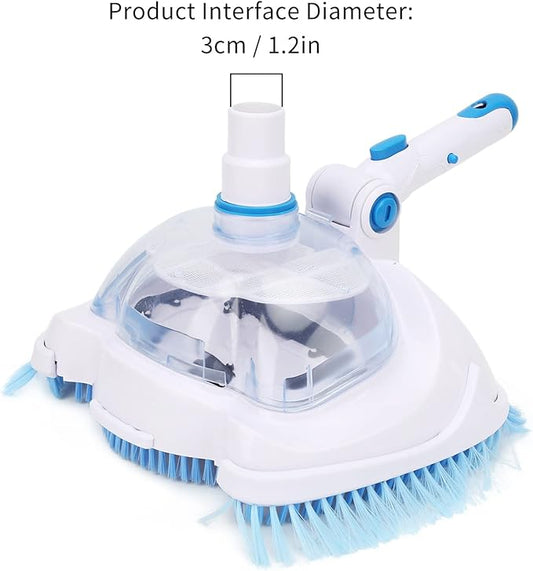 PerGar Pool Vacuum Heads, Manual Pool Vacuum Heads, Pool Vacuum Head Accessories, allinone Pool Cleaning Tools, Pool Vacuum Heads with Brushes, Pool Cleaning Vacuum Heads