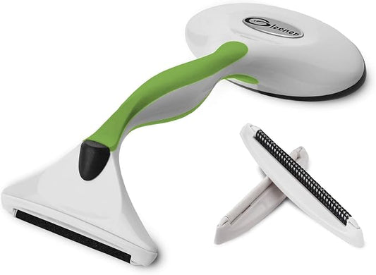 GLEENER Fabric Shaver & Lint Remover |Battery-Free 4-in-1 Depiller with 3 Fabric-Safe Edges for Clothes & Upholstery (I Dream of Greenie) by Gleener
