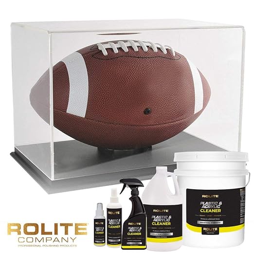Rolite RPAC1g Plastic & Acrylic Cleaner Spray Refill, 1 Gallon, High Shine Protectant & Polish for Nonporous Surfaces, Streak-Free Formula for Windshields, Windows, Headlights, Retail Displays