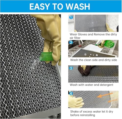 UBeesize 18x18x1 Reusable Electrostatic Air Filter HVAC AC Furnace Filter,MERV 8, Washable, Lasts a Lifetime,Permanent Air Filter,Breathe Fresher,Home And Office(Actual Size:17.44x17.44x0.82 Inch) - Image 6
