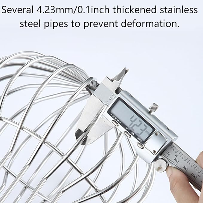 Gutter Guard 304 Stainless Steel Filter Strainer Fits for Round Downspout, Stops Leaves Seeds and Other Debris Gutter Cleaning Tools, 2 Pack, 175 * 194mm