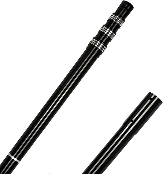 Carbon Fiber Pool Rod - Professional 4.5-15 Foot Telescopic 4-Piece Pool Cleaning Rod Set, Adjustable Telescopic Rod for Cleaning Nets, Brushes, Vacuum Heads