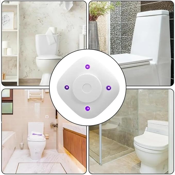 Toilet Lid Clean Lights,Toilet U V Lights for Toilet Seat,Toilet Night Light, Toilet Bowl Light, Motion Sensor Activated LED Night Light (2pack)