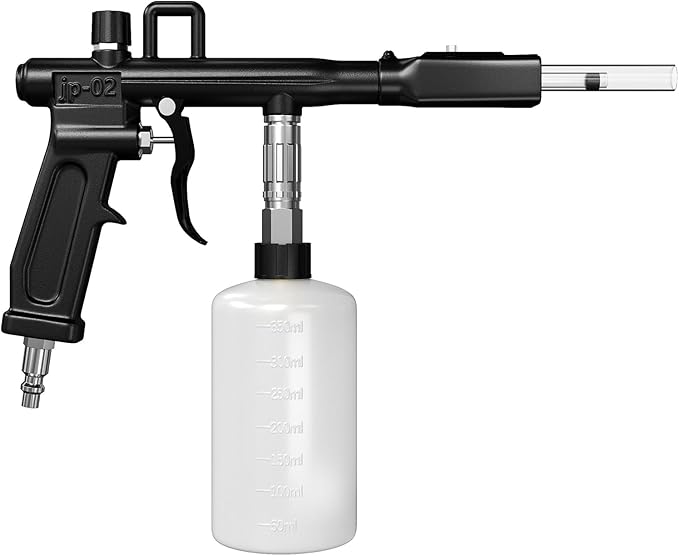 Car Cleaning Gun, Auto Interior Cleaning Detailing Air Blow Gun, High Pressure Car Cleaning Tool for Car Roof, Upholstery Seats, Carpets, Works with Air Compressor, Dual Mode