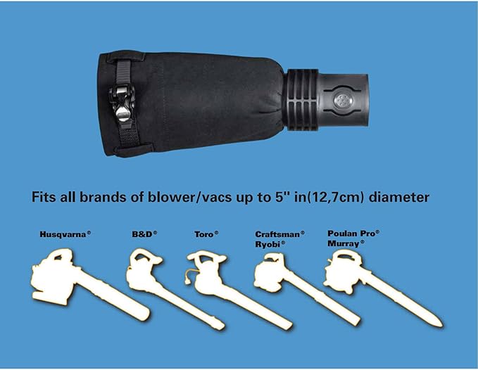 Universal Gutter Cleaning Kit for Leaf Blower - Identical to Worx WA4092 | Fits 95% of Major Brands Blowers up to 5" Diameter | No Ladder Needed, 11ft Ground Reach, 5-Min Tool-Free Setup