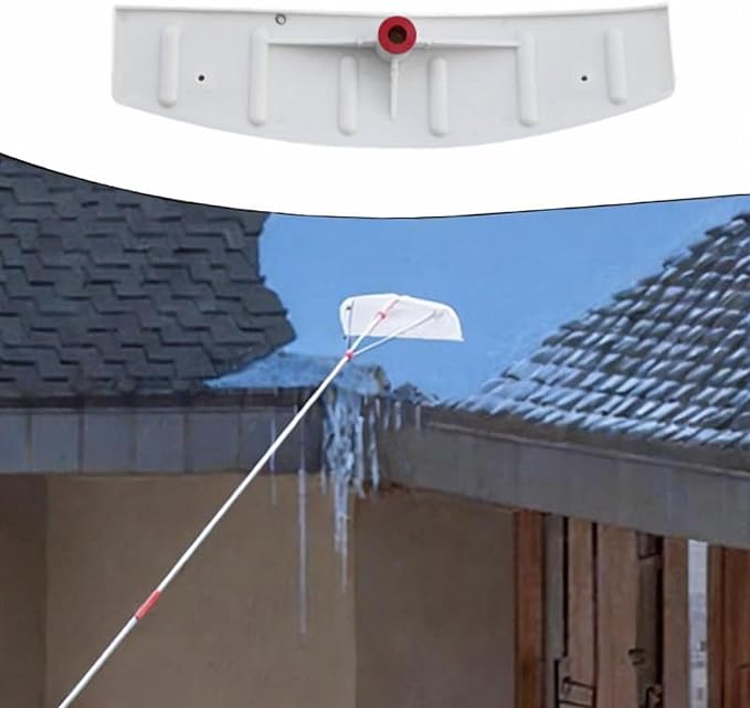 Generic Winter Snow Removal Equipment Telescopic Lightweight Cleaning Tools Portable Snow Rakes, Type D