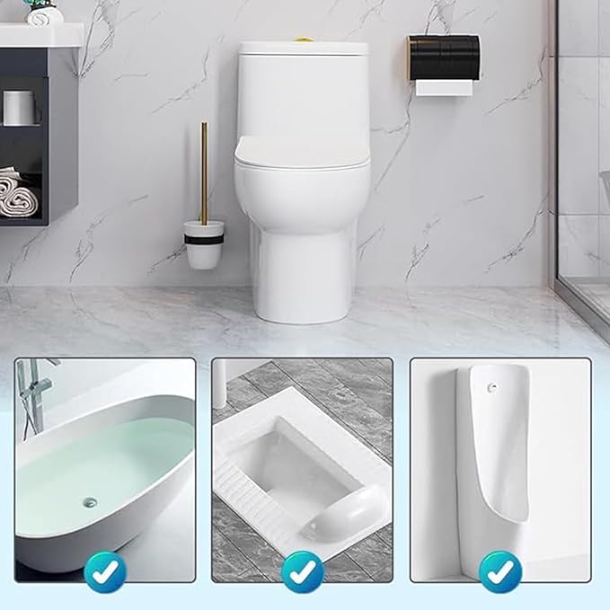 Powerful Toilet Bowl Cleaner ?€? Rapid Stain Remover, Eliminates Limescale & Odors, Fresh Mint Scent, Eco-Friendly Formula, Safe for Pipes & Septic Tanks (1)