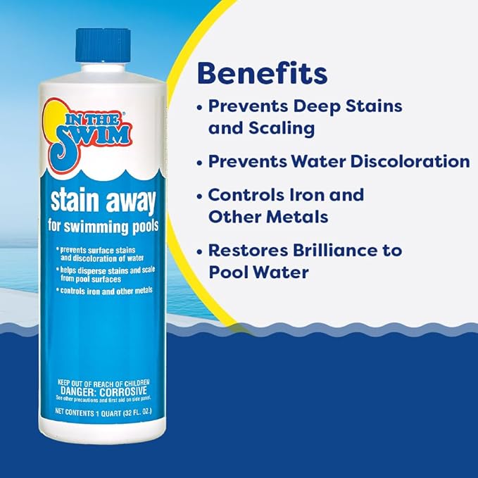 In The Swim Opening Kit and Chlorine Bundle - Pre-Measured Opening Kit for Easy Use - 25 Pound Bucket of 3-Inch Stabilized Chlorine Tablets - Inground and Above Ground Pools Up to 15,000 Gallons