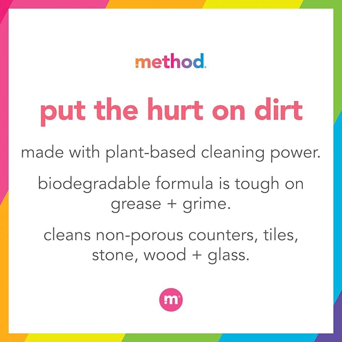 Method All-Purpose Cleaner Spray, French Lavender, Perfect for Most Counters, Tiles and More, 28 Fl Oz, (Pack of 1)