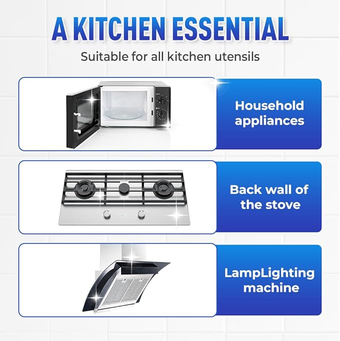 Multifunctional Powerful Kitchen Foam Cleaner, Upgrade Kitchen Degreaser Heavy-Duty Grease Remover for Stove, Fast-Acting All-Purpose Cleaner for Bathroom (2)