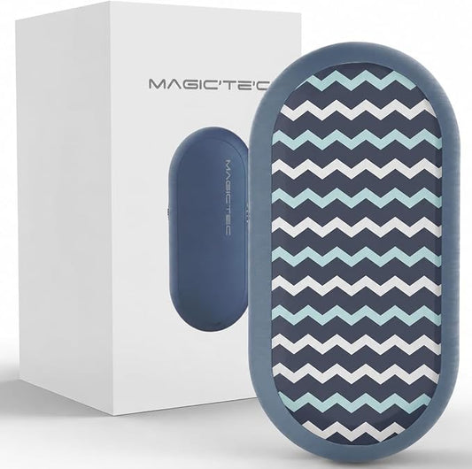 Rechargeable Fabric Shaver, Magictec Lint Remover Sweater Defuzzer Lints Fuzzs Pills Pilling Trimmer for Clothes and Furniture -Battery Operated (Coastline) by Magictec