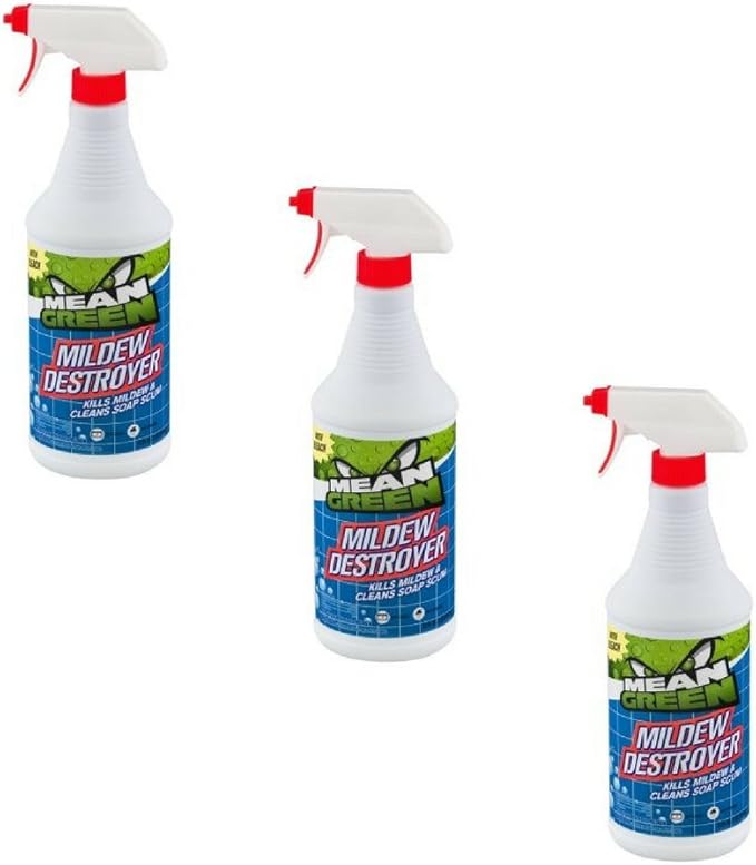 Mean Green Mildew Destroyer with Bleach, 32.0 FL OZ (pack of 3)