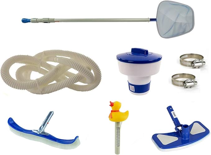 Deluxe Pool Cleaning Maintenance Kit for Above Ground Swimming Pool