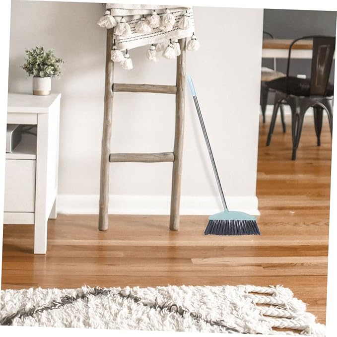 Cabilock Dust Pan Broom Set Dust Broom with Long Handle Floor Cleaning Kit House Cleaning Tools Long Handle